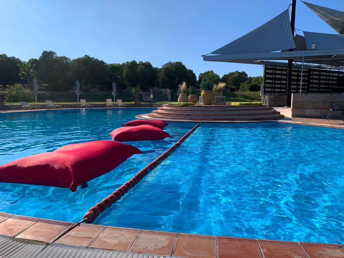 Olia Sea View Shared Pool Villa, Néa Fókaia Buitenkant foto